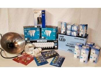 Mixed Light Bulb Assortment - LED, Flood Light, Candelabra, And More