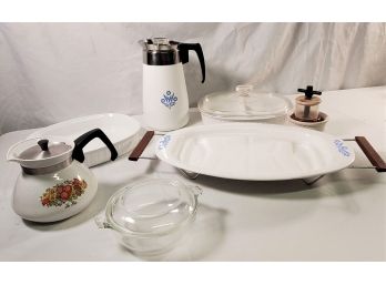 Corning Ware Assortment - Vintage Cornflower, Fruit & Flower & French White & More