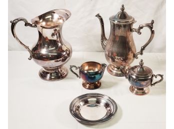 Assortment Of Vintage Silver Plate, Taunton Silversmiths & Wm Rogers