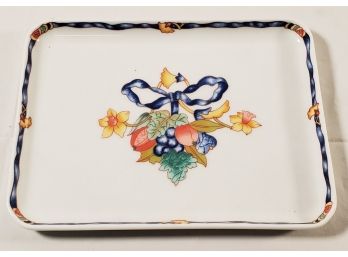 Vintage Bernardaud Limoges France 'borghese' Porcelain Tray