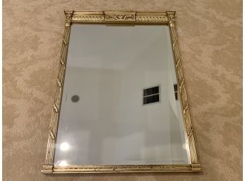 Gilt Framed Beveled Wall Mirror