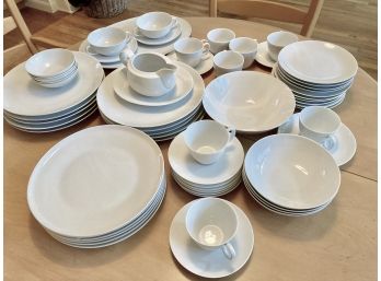 Huge White China Lot -includes Paul McCobb, Pottery Barn, Arzberg