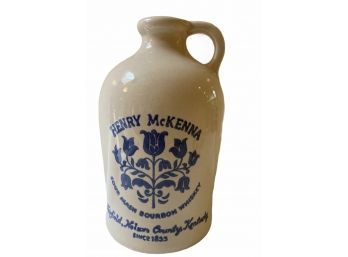 Vintage Henry McKenna Sour Mash Bourbon Jug  10' Tall