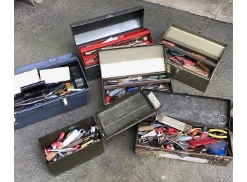 WOW!! Huge Lot Of Tool Boxes