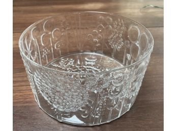 Vintage Arabia Of Finland Flora Glass Bowl