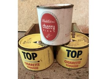 Vintage Tobacco Tins (3)