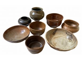 Studio Pottery Lot 'S' - Bowls & Pots