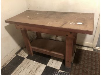 Vintage Workbench Table