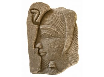 Cast Pharoah Plaque From Egypt