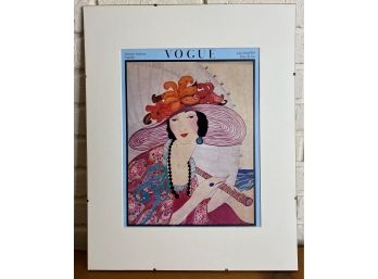 Vintage Vogue Magazine Cover Print