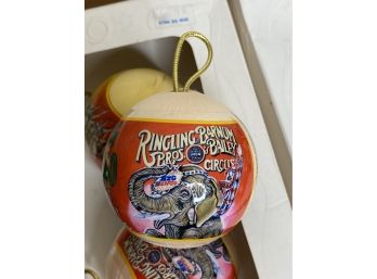Vintage 1980s Ringling Bros And Barnum & Bailey Circus Ornaments