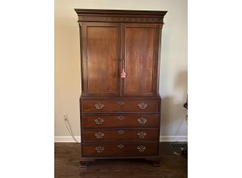 Quality Vintage Baker Furniture Chippendale Armoire