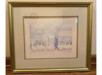 Eugene LaForet, Undated, Untitled, Professionally Double-Matted & Framed Poster Print