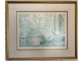 Mary Ann Lis, Limited Edition Print, Pencil Signed & Numbered, Le Bateau