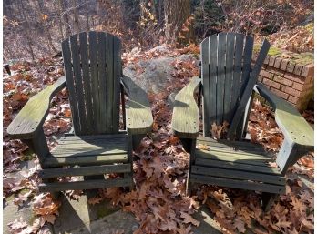 Weathered Adirondack Chairs