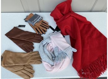 New, Unused Gloves & Scarves
