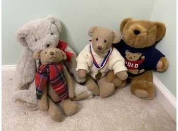 Four Fabulous Teddy Bears