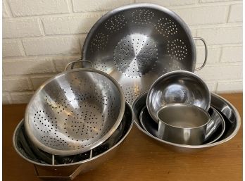 Stainless Strainers & Mixing Bowls