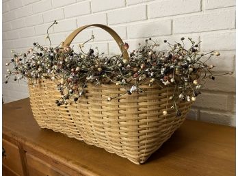 Vintage Hand-Woven 'Country Heirlooms' Basket