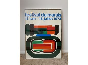 Festival Du Marais Poster, 1973, Jean Dewasne