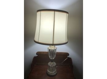 Antique Glass Lamp W Stunning Base (jp3)