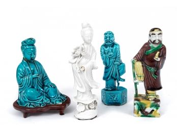 Small Vintage Oriental Ceramic Figurines