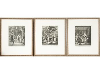 French Classical Graphic Art Etch Prints