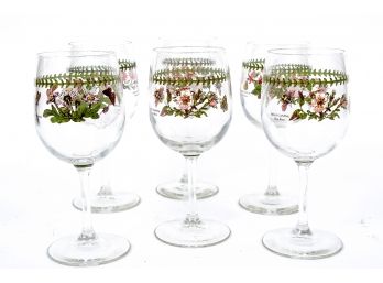 Portmeirion Botanic Garden Wine Glass Mixed Set