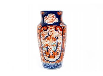 Hand Painted Japanese Porcelain Imari Vase