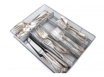 Silverplate Silverware Tray Collection