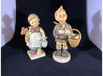 Child W/ One Shoe & Child W/ Basket Hummel Pieces (SB16)