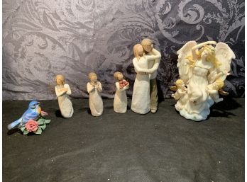 Willow Tree Collectibles And Bird & Angle Figurines (JG35)