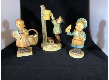 3 Mailmen/Mail Women Hummel Pieces (SB22)