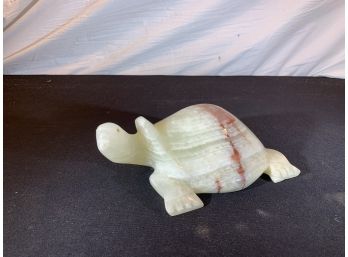 Heavy Stone Carved Turtle (MB07)