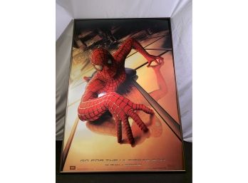 Framed 2002 Spider-Man Hard Board Movie Poster (MB02)