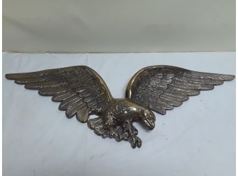 Large Cast Metal Brass Colored Eagle