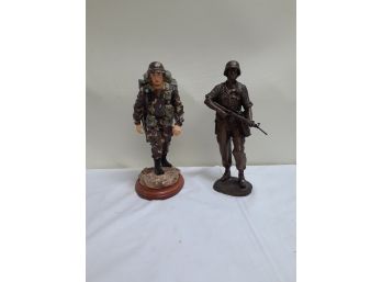 Two Solider Statues/Figures