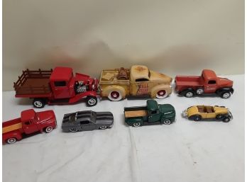 Group Of Collectable Toy Trucks