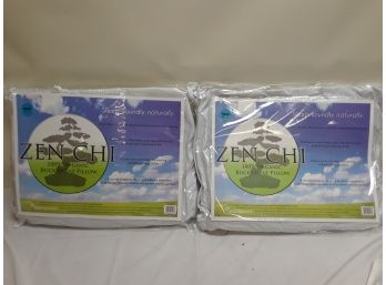 NEW - Two Zen Chi 100% Buckwheat Organic Pillows