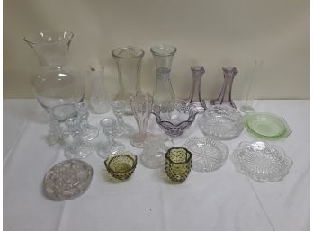 Large Collection Of Miscellaneous Glass Pieces