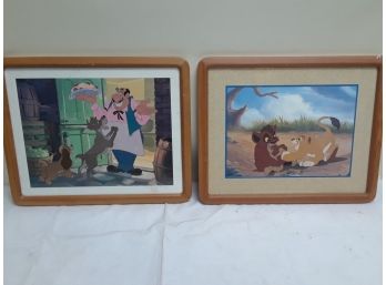 Two Framed Disney Lithographs