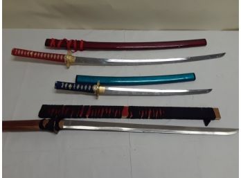 Three Samurai Swords