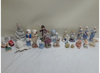 Mixed Collection Of Figurines - Porcelain Etc...