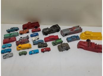 Vintage Lot Of Tootsie Toy, Midge Toy Etc. Metal Cars/Trucks