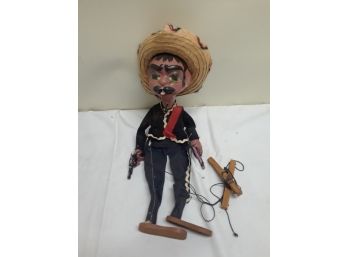 Vintage Mexican Toy Marionette