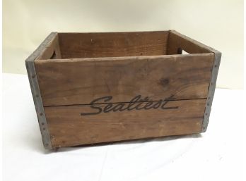 Vintage Wooden Sealtest Box