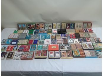Large Collection Of Vintage Playing Cards