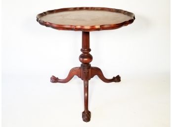 An Antique Mahogany Pie Crust Table