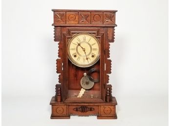 A Vintage Eastlake Kitchen Clock
