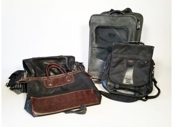 Tumi And More Leather Bags